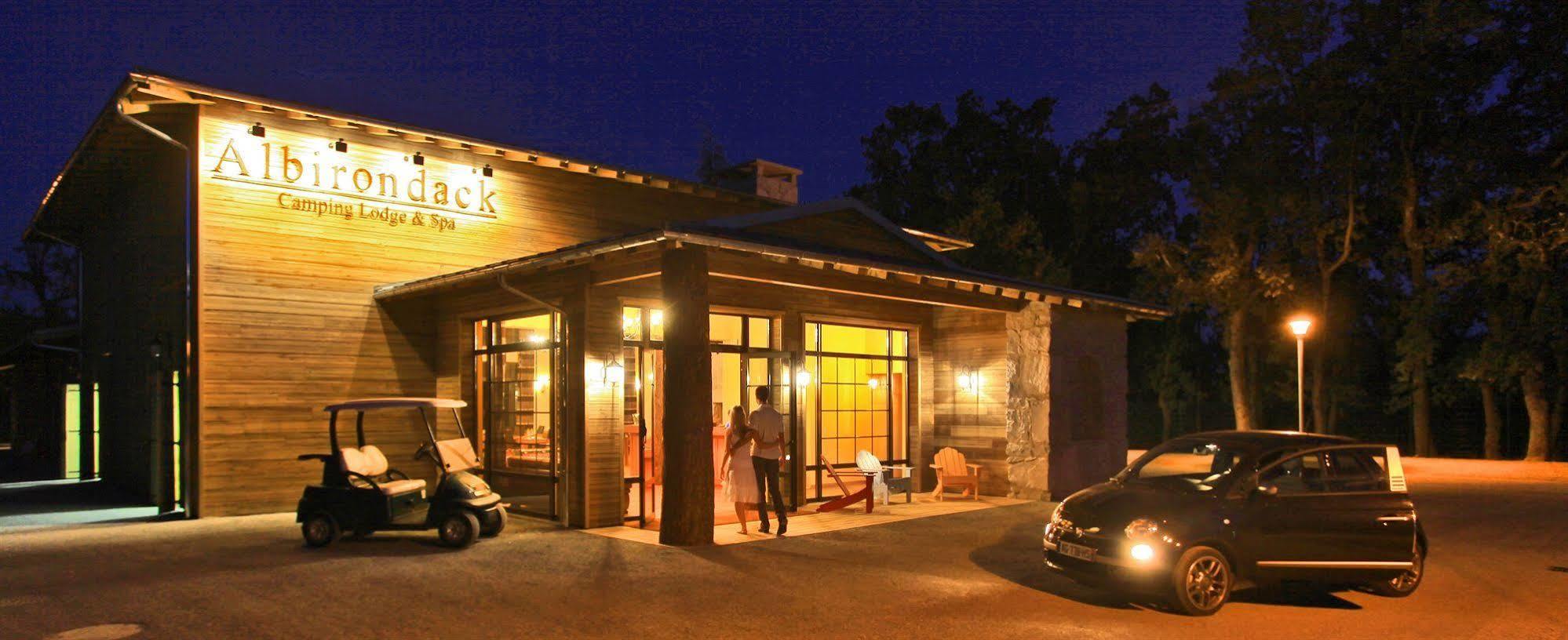 Albirondack Camping Lodge & Spa Exterior photo